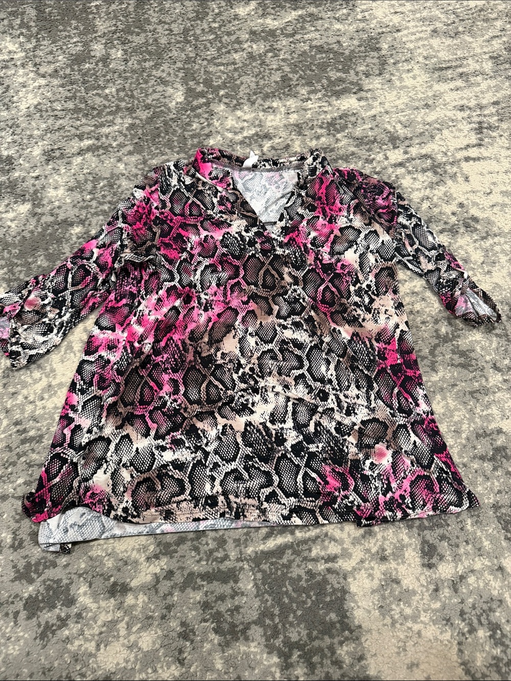 Women’s Pink Snake Print Honeyme tunic